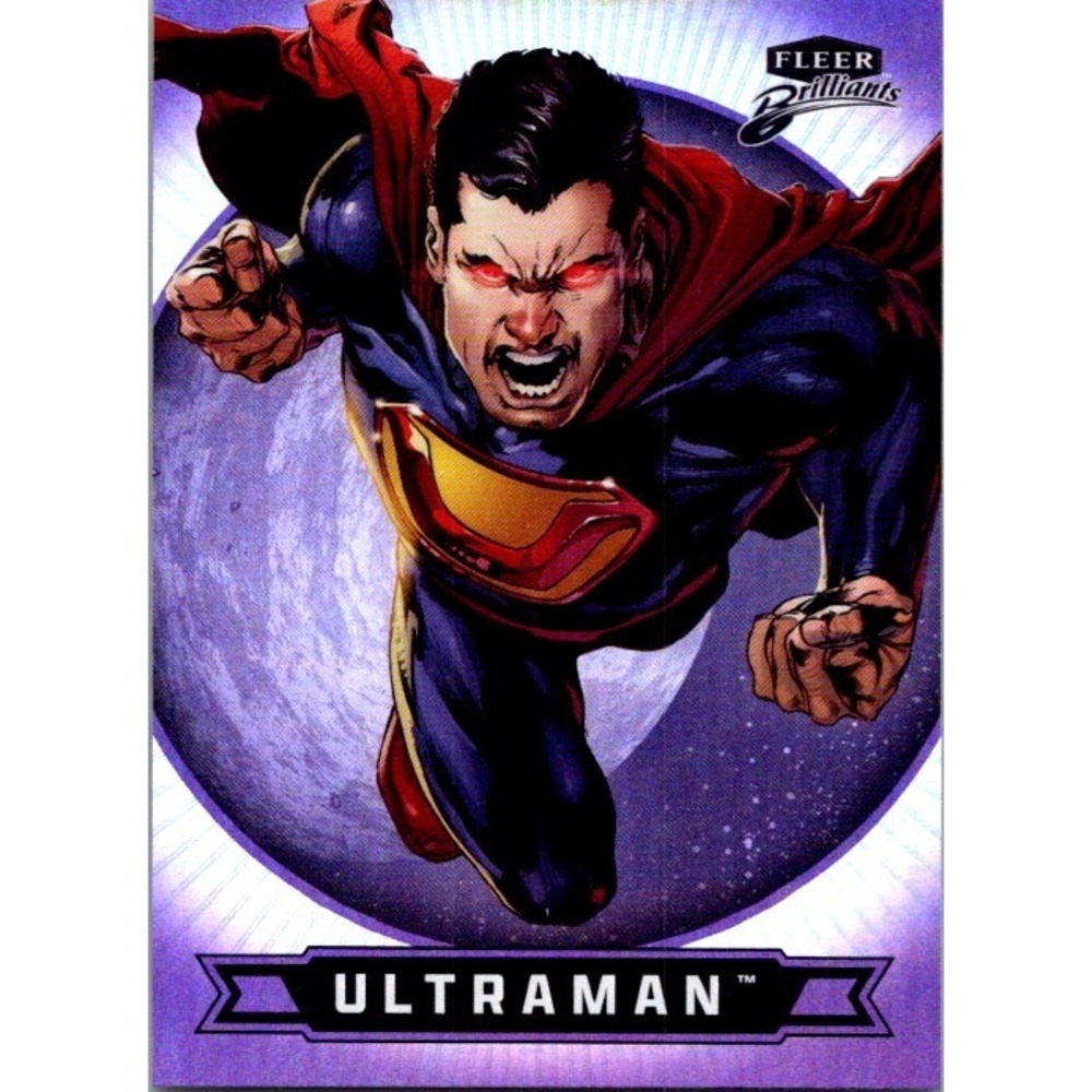 Fleer Brilliants Ultraman No. 56 Purple Parallel Trading Card 2025 DC Superman
